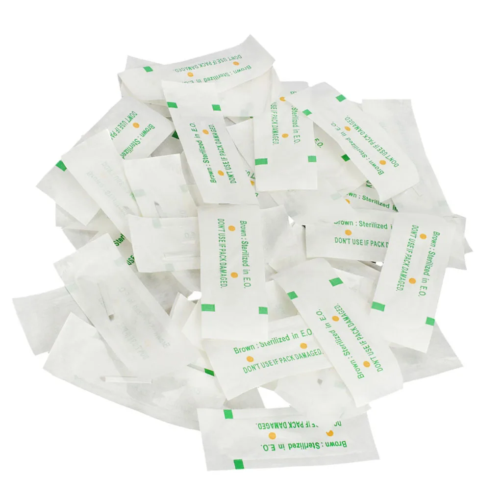 

50x Eyebrow Blades Microblading Eye Brow Tattoo Needles Makeup Tools