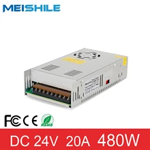 AC to DC 24V 20A 480W Switching Power Supply Drive Transformer for CNC Motor Industrial Electronic Electrical Equipment Etc. 