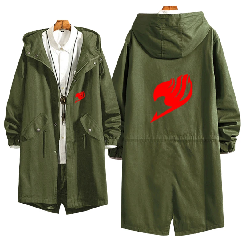 Модное аниме Фея хвост косплей тонкое пальто с цветным принтом на молнии