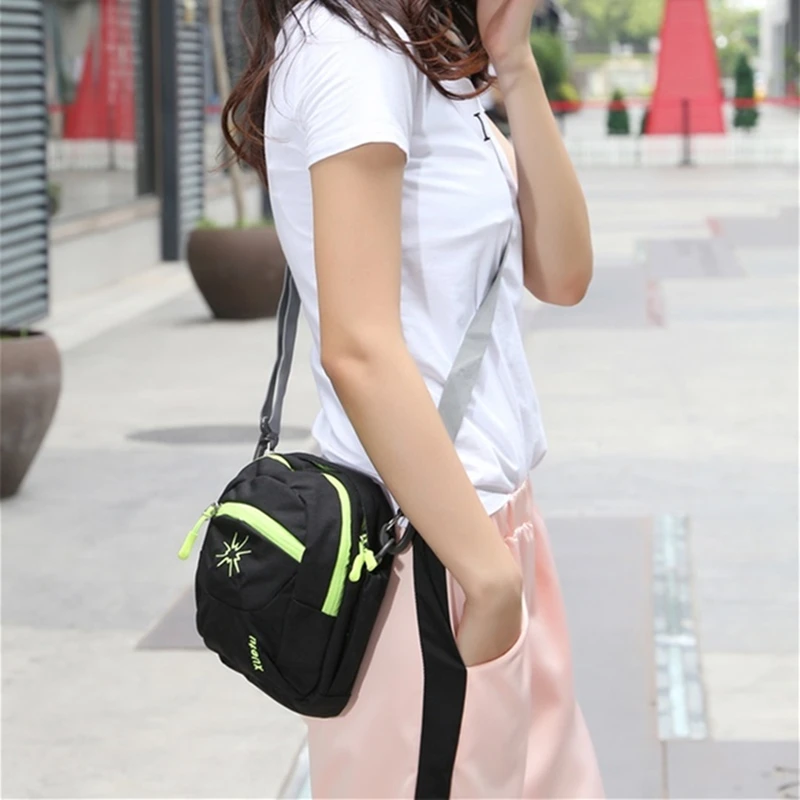 Samstrong Мужская и Женская Повседневная сумка через плечо мини Портативная