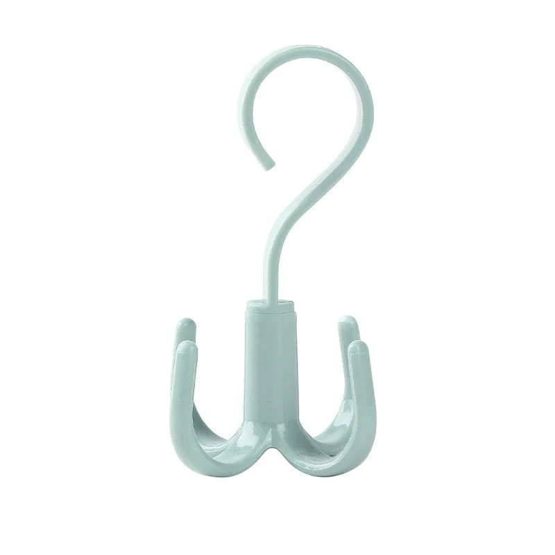 

Neck Tie Holder Space Saving Multifunction 1 PC Plastic 20 Hooks 360 Degree Rotating Belt Rack Neck Tie Hanger