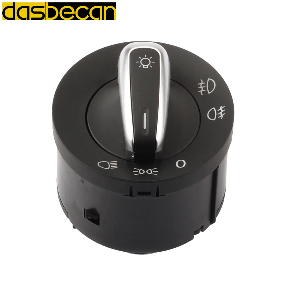 Авто противотуманная фара хромированный переключатель управления фар для VW Passat