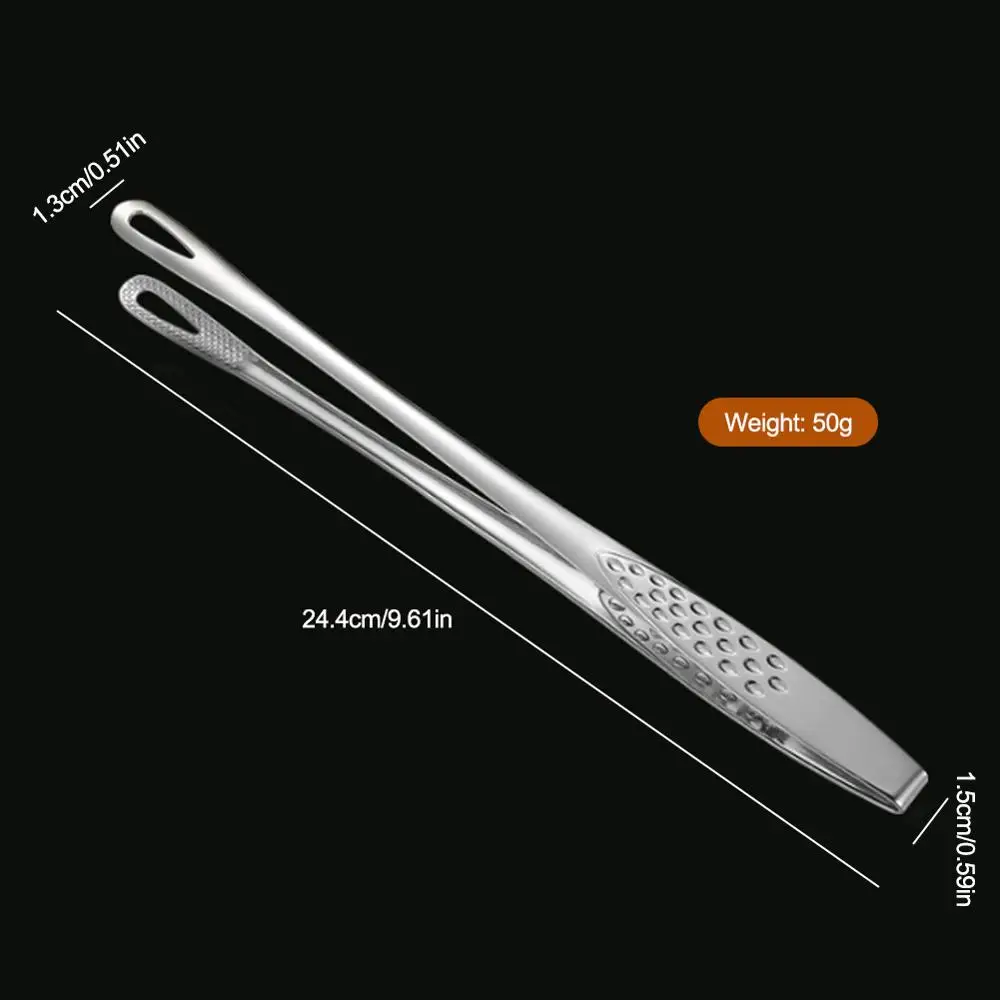 

2Pcs Stainless Steel Food Tongs Japanese Style Barbecue Clamp Kitchen Serving Tong for Fried Fish Steak Kitchen Accessories