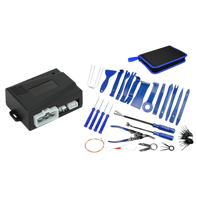 

1 Set Auto Pry Door Panel Dash Radio Fastener Tools Set & 1 Set 12V Universal Car Automatic Headlight Sensor Control