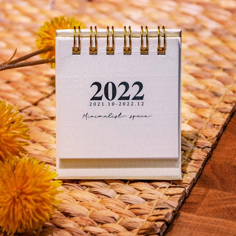1 шт. от 2021 до 2022 градусов мини ПВХ покрытие стоячий флип-стол календарь для школы