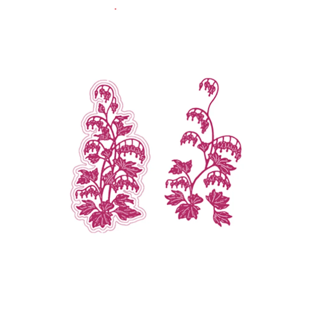 

Bleeding Hearts Metal Craft Cutting Dies for Diy Scrapbooking Paper Diary Decoration Manual Handmade for 2021 Embossing