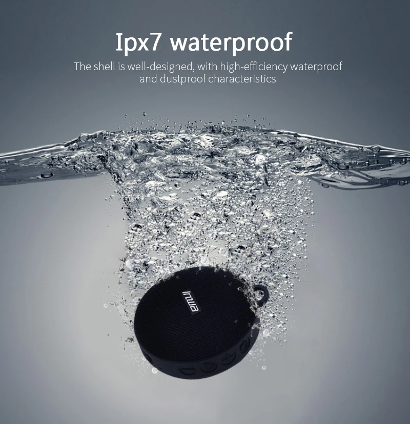 Беспроводной Bluetooth совместимый велосипедный портативный динамик IPX7 душевой