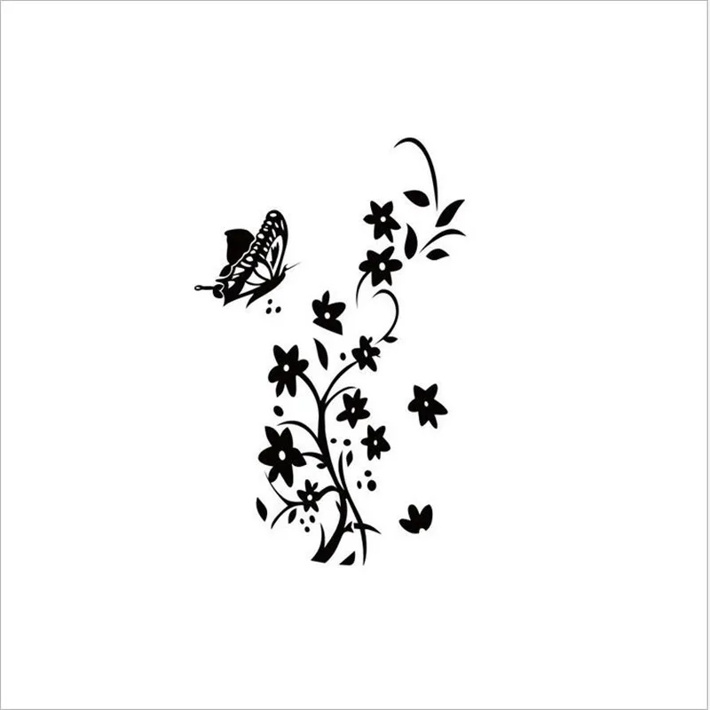 Наклейки на стену в виде бабочек цветов холодильников 40 х60 см|wall sticker|decorative wall