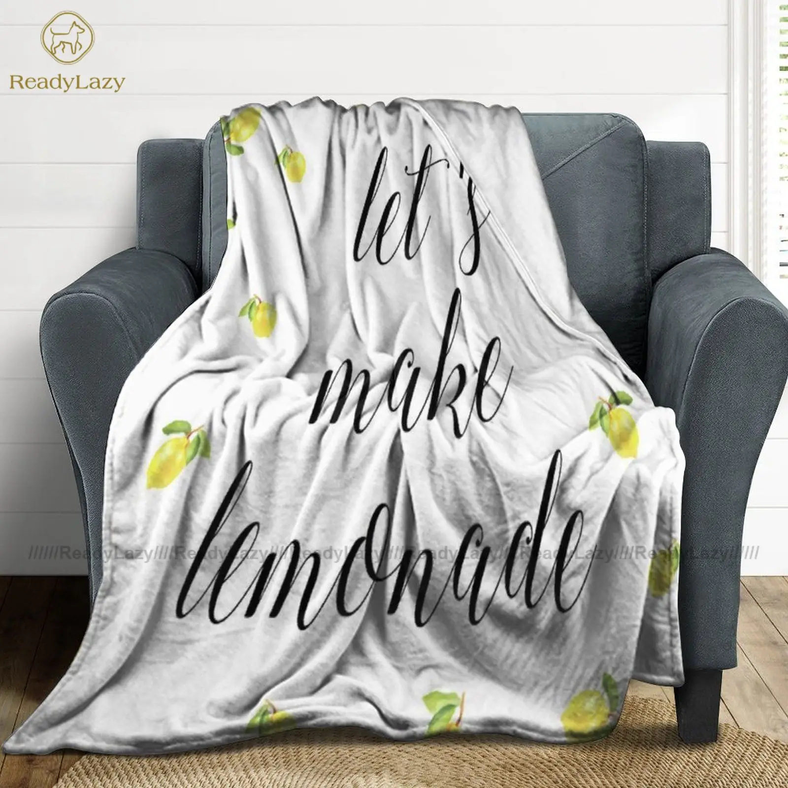 

Lemonade Blanket Warm Fleece Blanket Winter Super Soft Fashion Bedspread