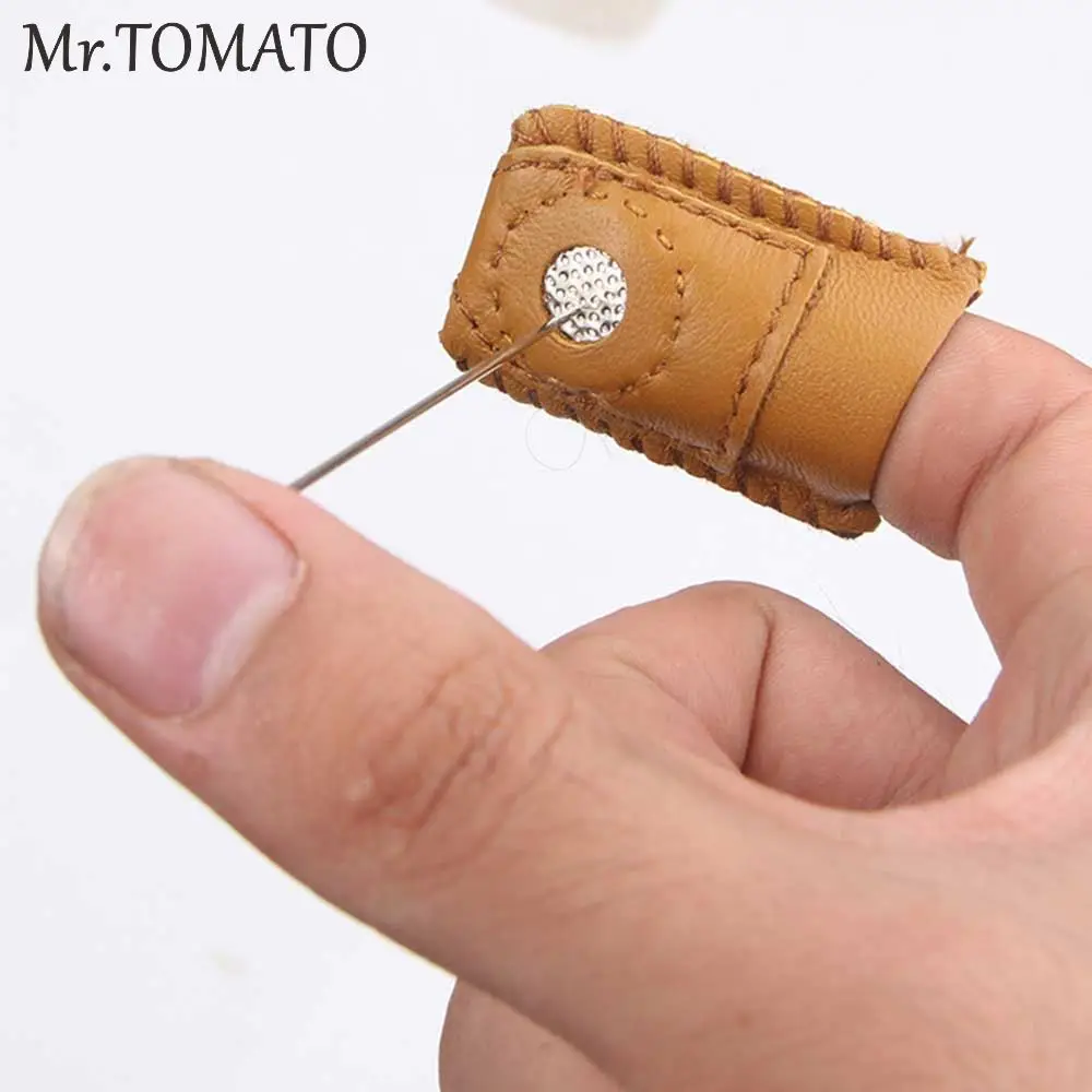 Защитный палец для кожи игла валения инструмент работы защита нескользящий