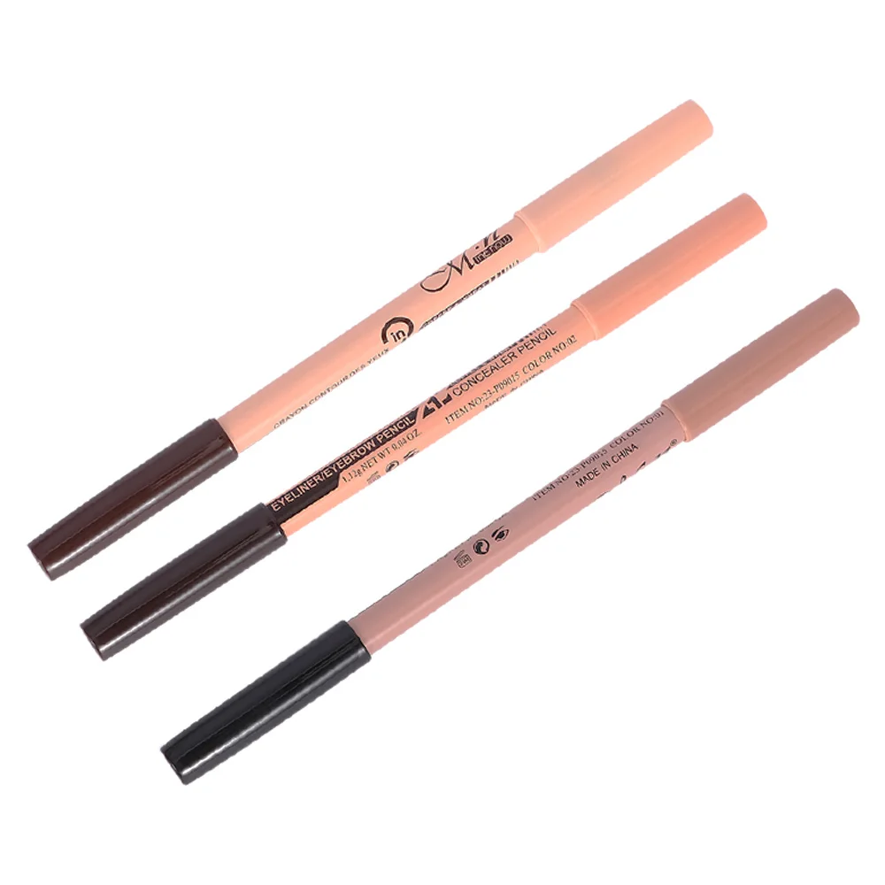 Профессиональная Горячая продажа двойная головка бровей Карандаш подводка для