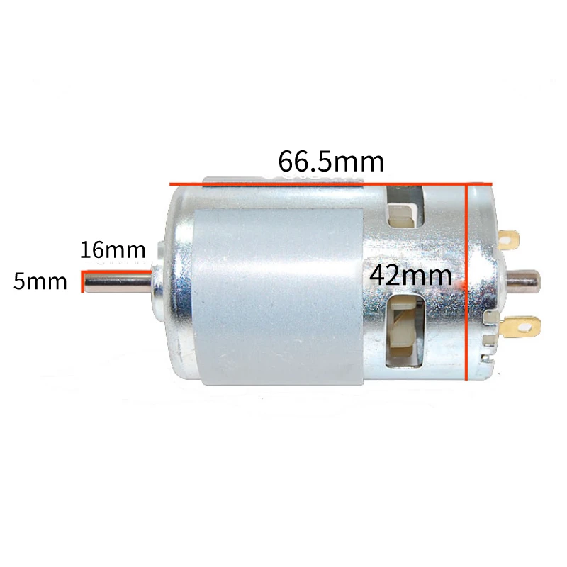 Мини электродвигатель CHANCS 775 DC 12V/24V с сверлильным патроном и ШИМ контроллер