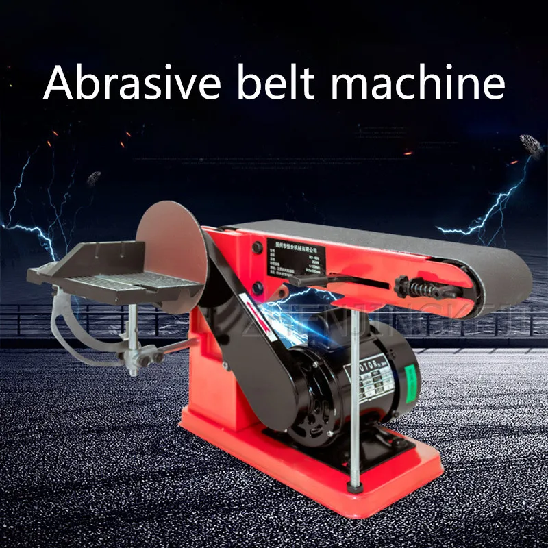 

Desktop Multifunction Abrasive Belt Machine Polisher Polishing Grinding Machine Sander Belt Grinder Woodworking Equipment Tools