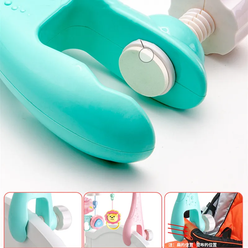 

Newborn baby bed bell Teether Rattles Rotating music box with Light Early education Puzzle toys infant sensory toy crib bell