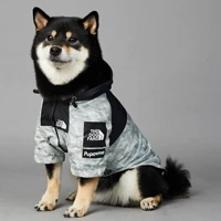 fashion windproof keep warm small pet dog clothes for small large dogs waterproof dog raincoats jacket dog clothing