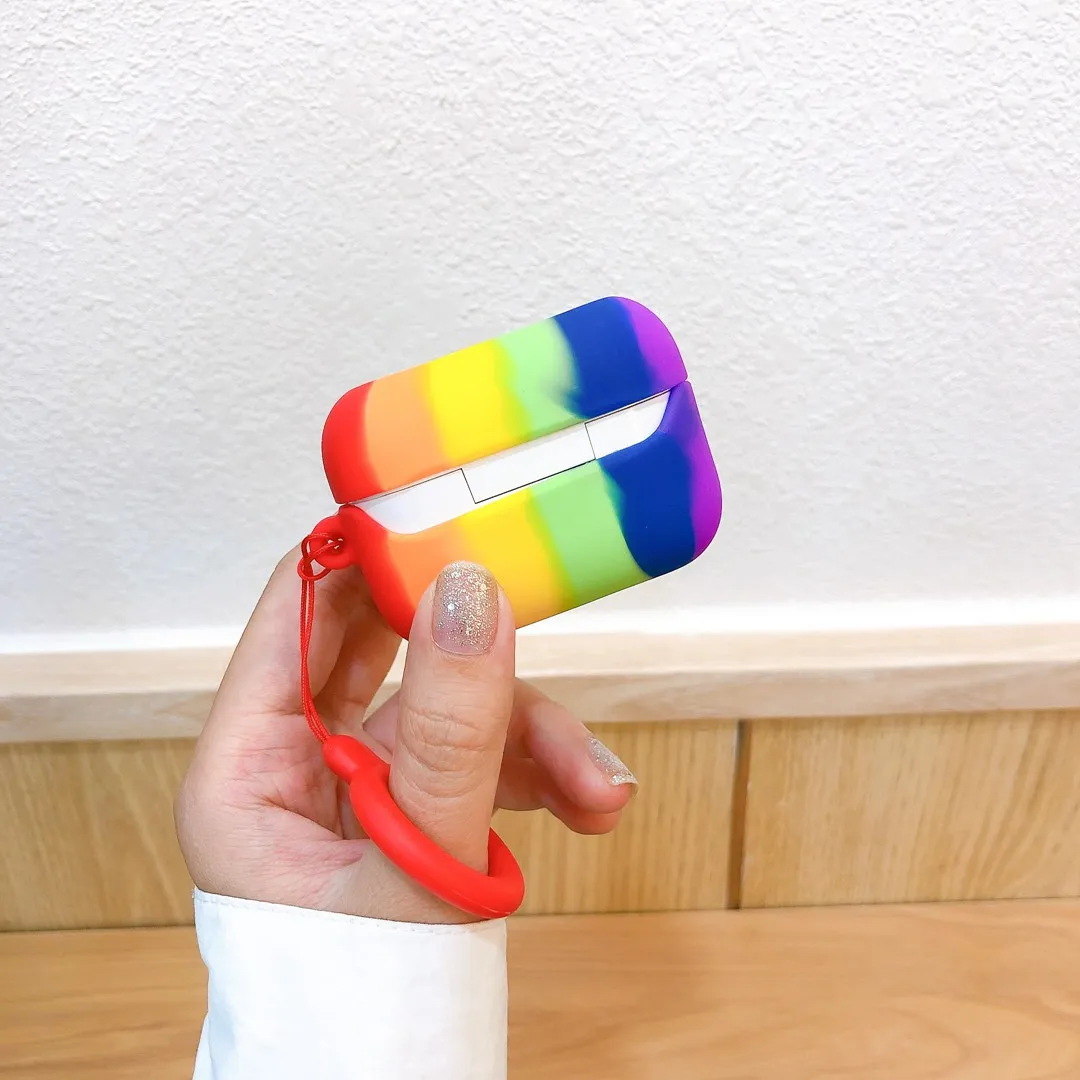 

rainbow Headset Silicon Case for Huawei Honor Earbuds Choice Earbuds X1 Earphone Case Funny Protect Case Honor x1 Accessories