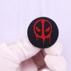 Металлическая брошь с логотипом Кровавый Дэдпул