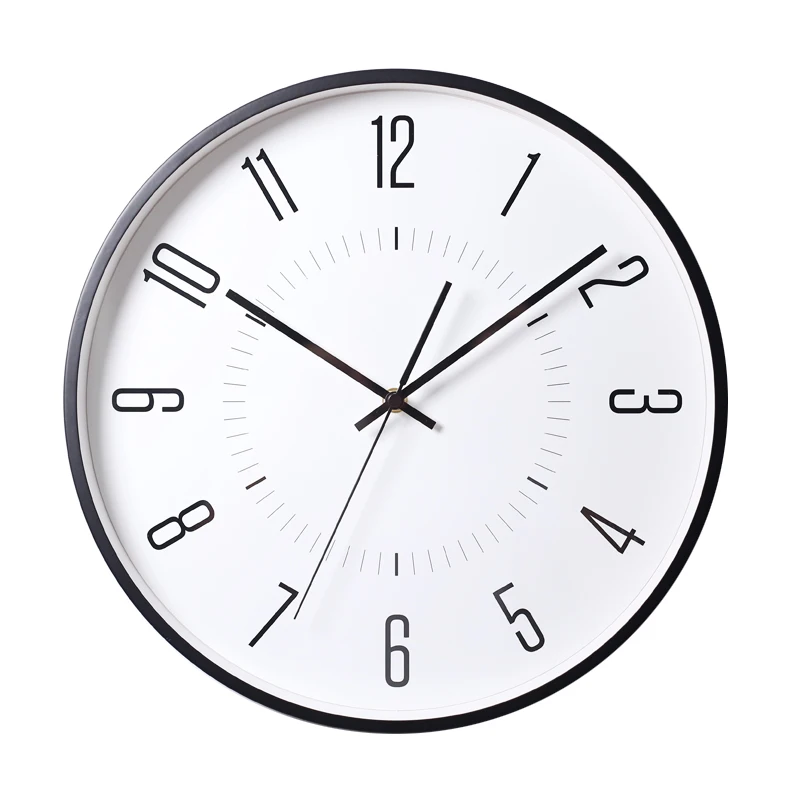 Nordic Silent Digital Wall Clock Modern Design White Simple Kitchen Living Room Minimalist Reloj De Pared Watch | Дом и сад