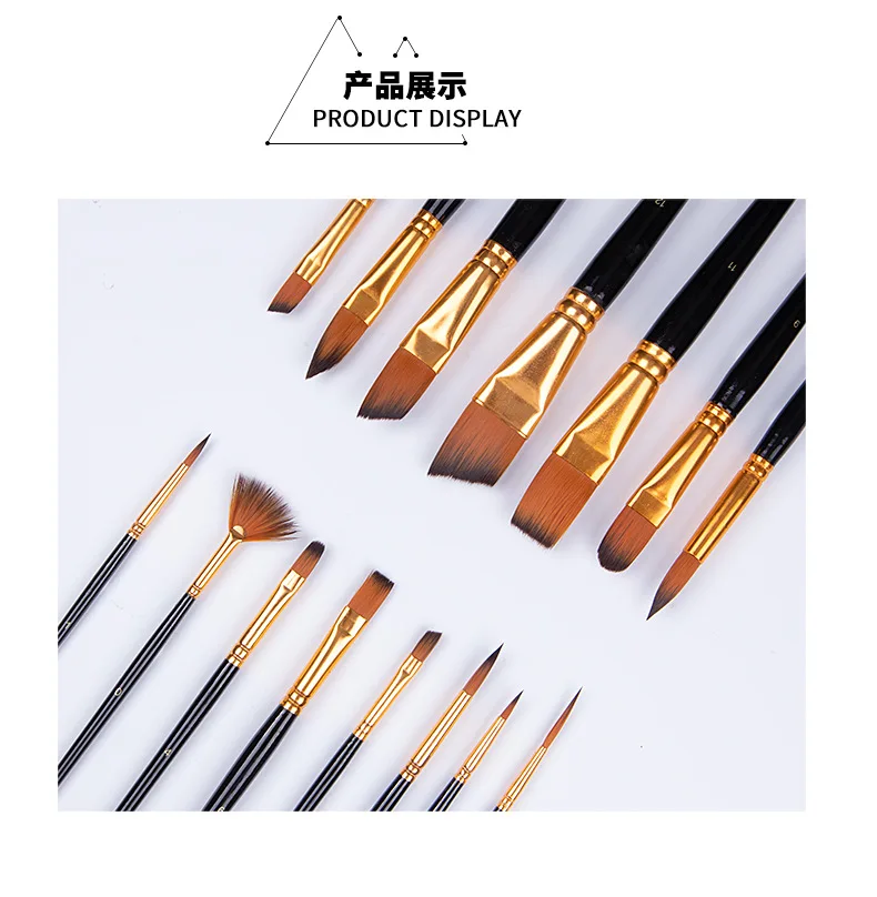 15 желтых нейлоновых волос Золотая алюминиевая трубка картина искусственная