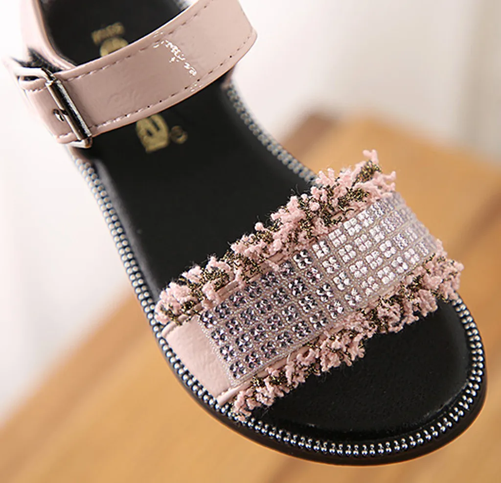 2019 летние новые детские пляжные шлепанцы для девочек кроссовки детей Детские