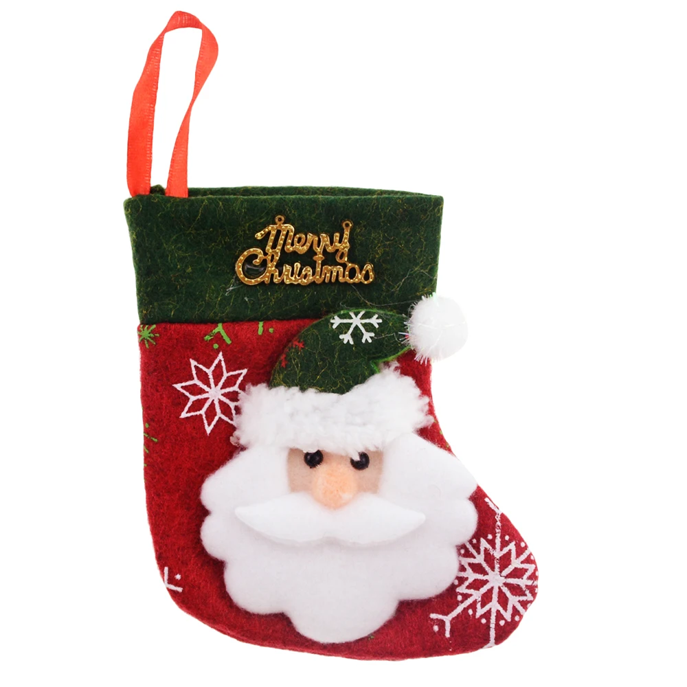 1 шт. Санта шляпа олень Рождество Новый Год карман вилка нож держатель для