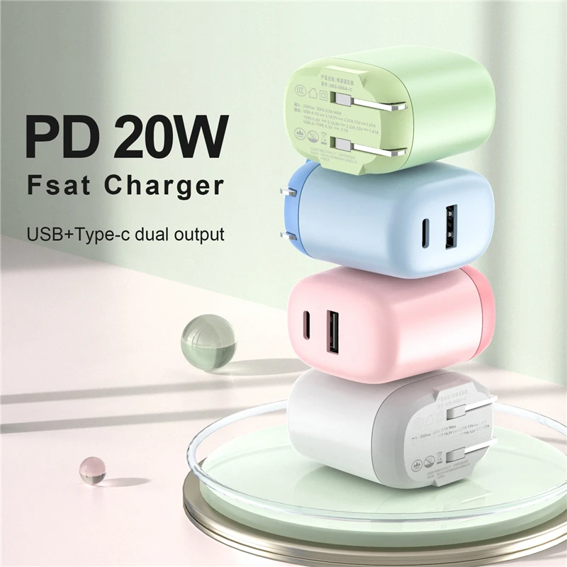 Устройство зарядное сетевое Nohon PD 20 Вт USB C QC 3 0 | Мобильные телефоны и аксессуары