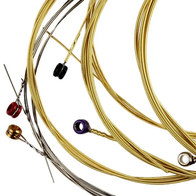 

Orphee 6Pcs/set Acoustic Guitar String Hexagonal core+8% nickel FULL,Bronze Bright tone& Extra light Extra Light Medium TX640