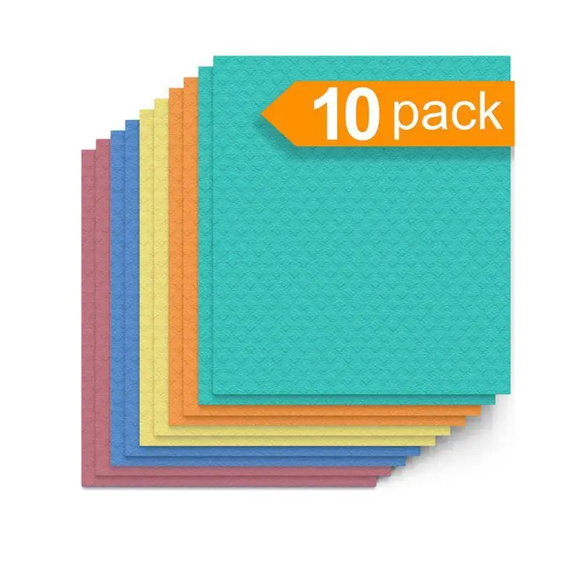 Тряпки для очистки тряпка из целлюлозы с супер впитывающей водой 10 шт. можно