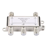 5 2400mhz 4 way hd digital coax cable splitter 4 channel satelliteantenna tv signal distributor receiver for satvcatv