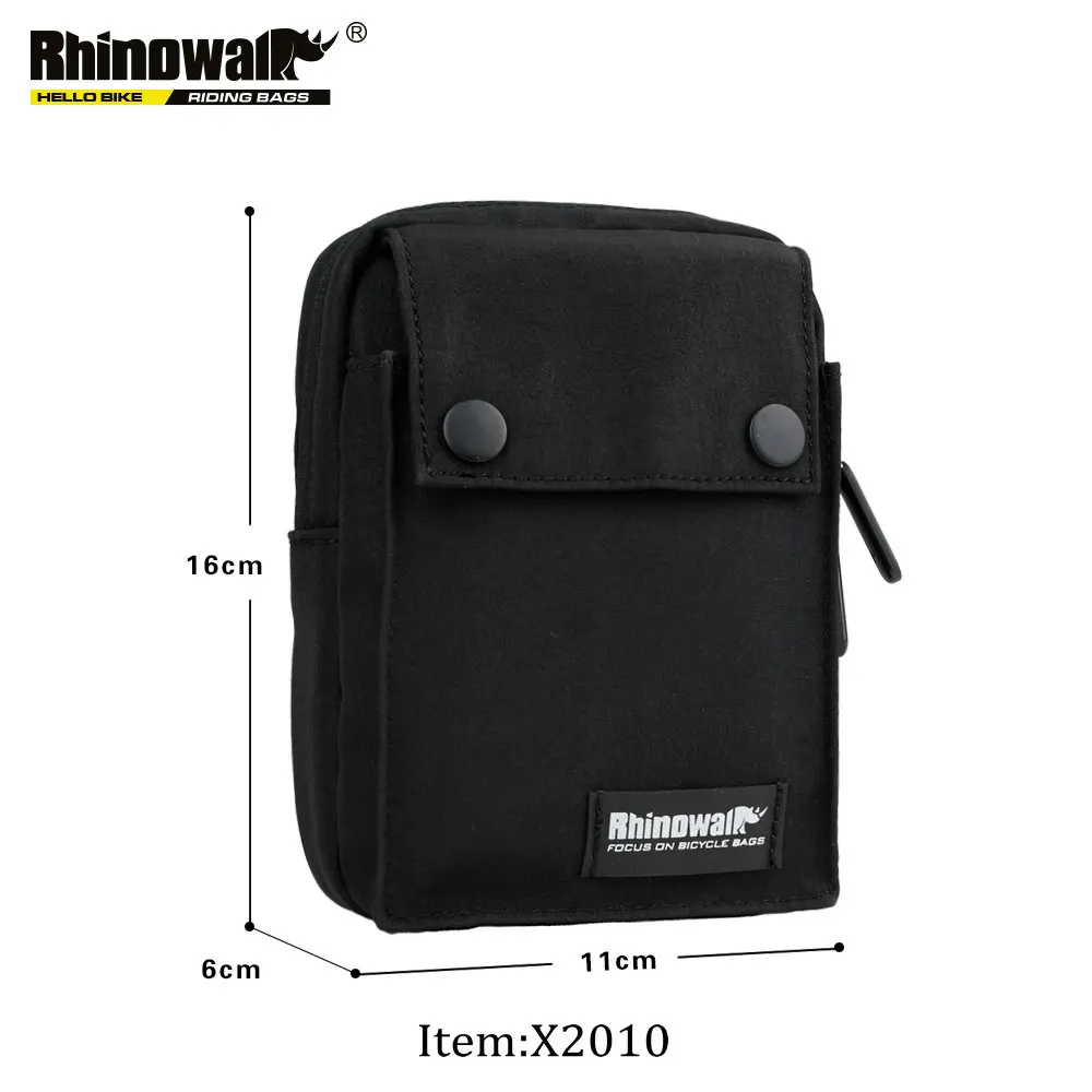 RHINOWALK Folding Bike Handlebar Bag 3 Type Multi-function Front Frame Travel Storage Handbag X2010/X2011/X2012 with Cover | Спорт и