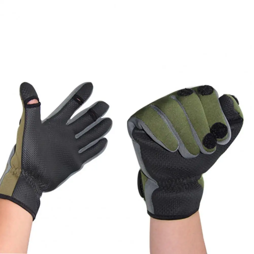 

Anti Skid Scratch-resistant Textured Palms Riding Gloves Fishing Supplies