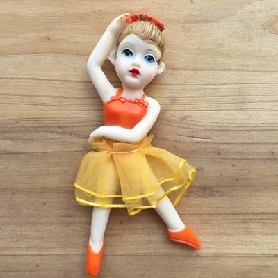 Мультяшный персонаж 3d магниты на холодильник наклейки Мона Лиза девушка