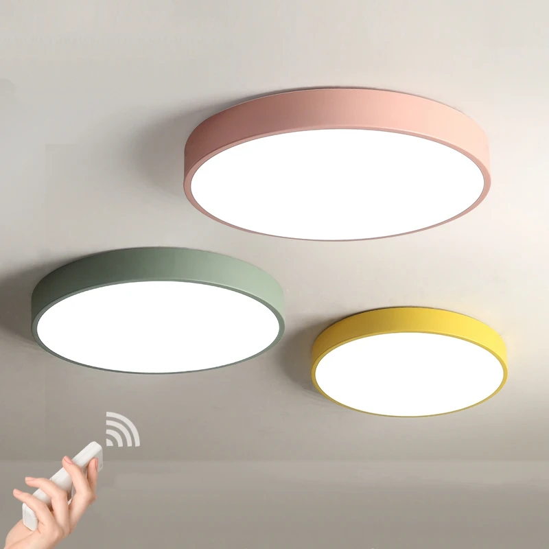 Скандинавский потолочный светильник Современный Железный плафоньер