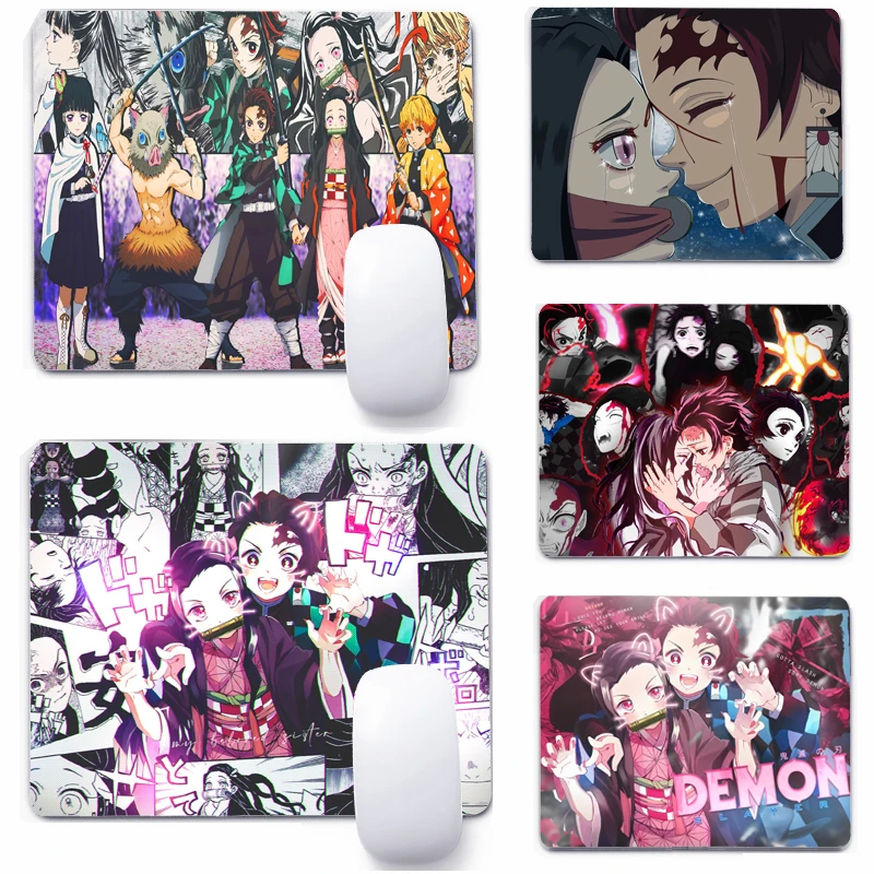 

Коврик для мыши Tanjirou Kamado Nezuko Kamado 22x1 8 см, небольшой компьютерный коврик для мыши, нескользящий Настольный коврик для клавиатуры, офисный ковр...