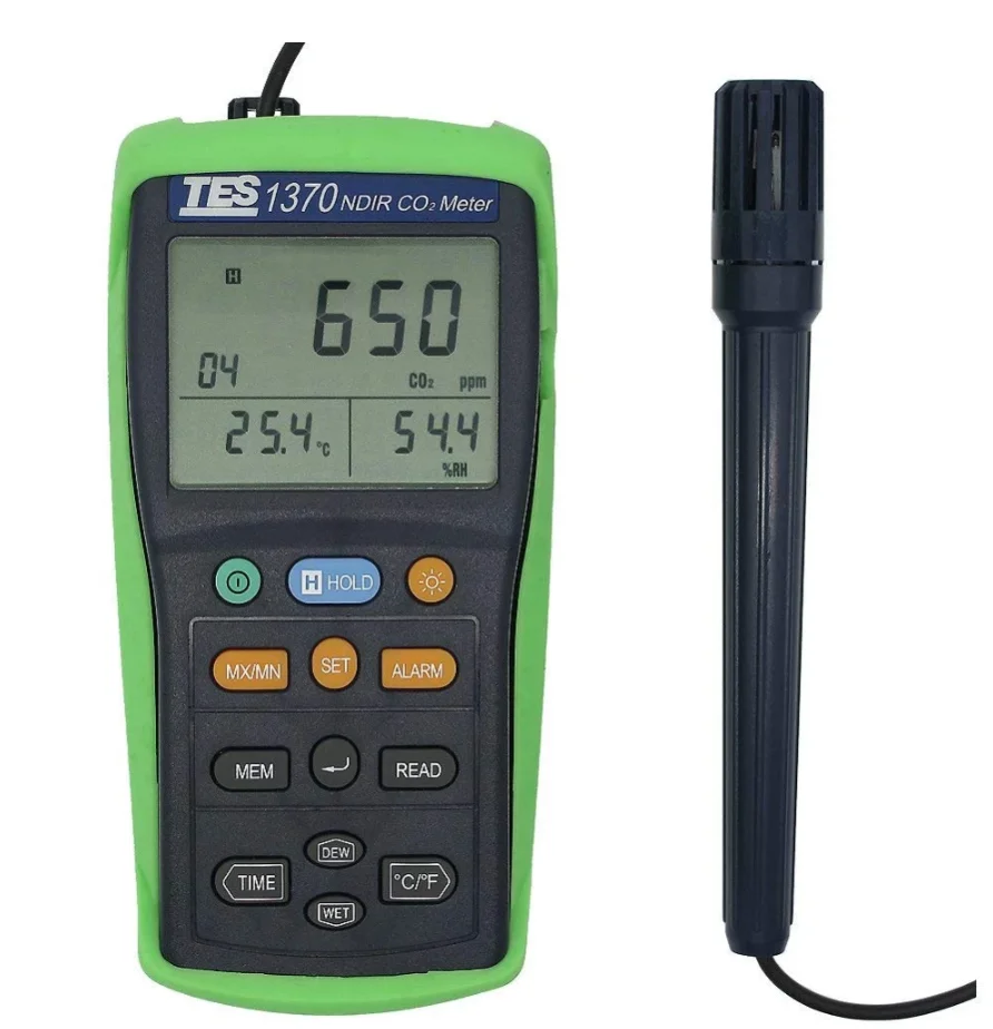 Анализатор температуры и влажности TES1370 NDIR CO2|co2 analyzers|analyzer co2ndir analyzer |