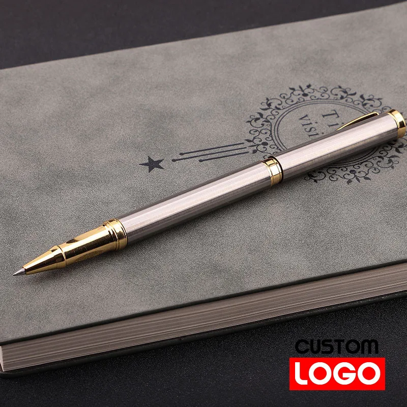 

Metal Ballpoint Pen Signature Pen Laser Engraving Custom Logo Text Engraving Gift Pen High-grade Commercial Advertisement Pen
