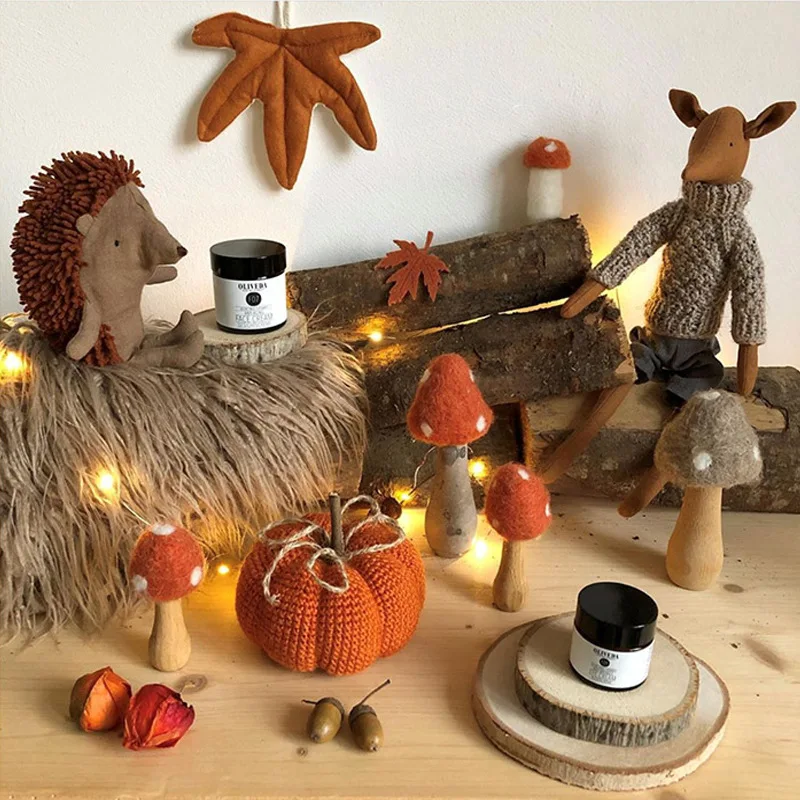 

Cute Cartoon Hedgehog Throw Pillow, Kids Room Decorative deer Cushion, Fairy Tale animals Soft Pillow Sofa Cushions