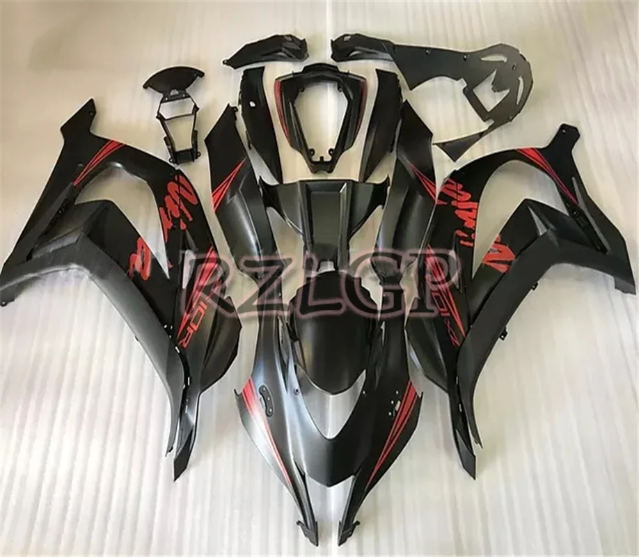 

Injection For KAWASAKI NINJA ZX-10R ZX1000 2016 2017 2018 2019 Matte Black Red 10R 1000 10 R ZX10R 16 17 18 19 Fairings
