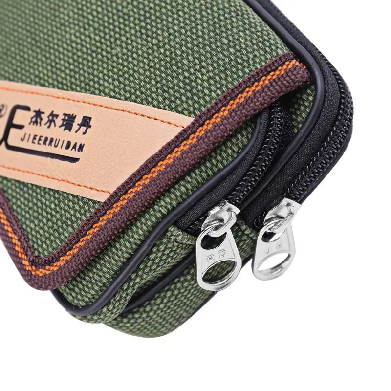 

Unisex Casual Smart Phone Case Zipper Waist Belt Bag Cover Card Pocket Bags 20CA