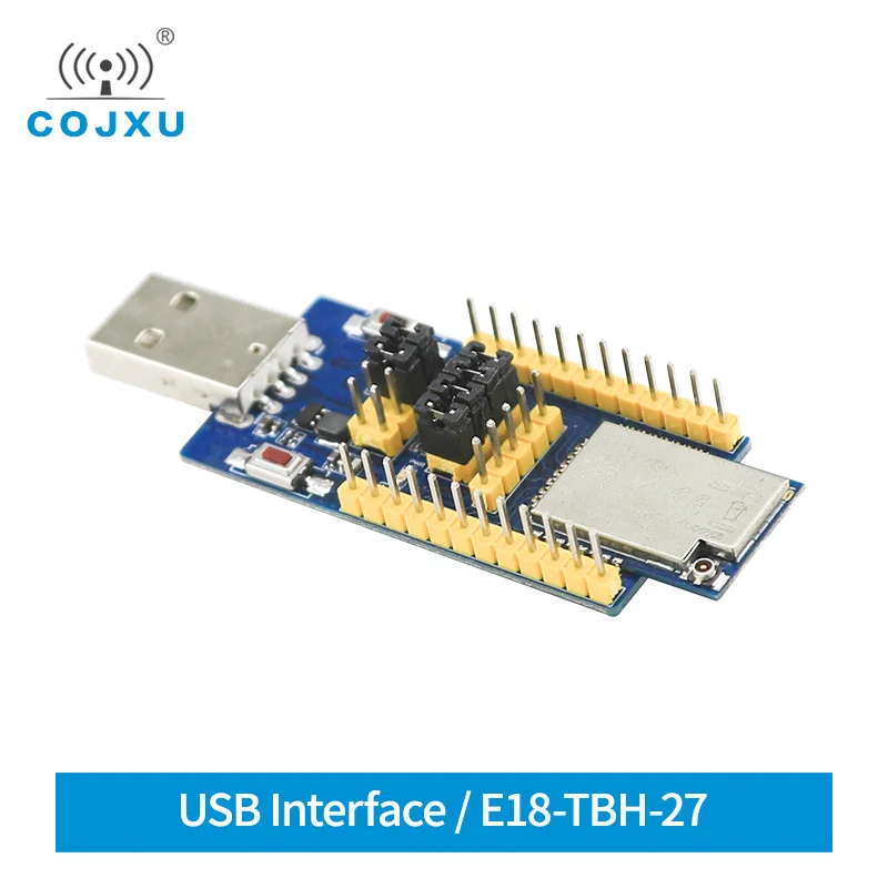 

CH340G USB Interface 2.4GHz 27dBm UART Serial Port Test Board kits ZigBee Module cojxu E18-TBH-27