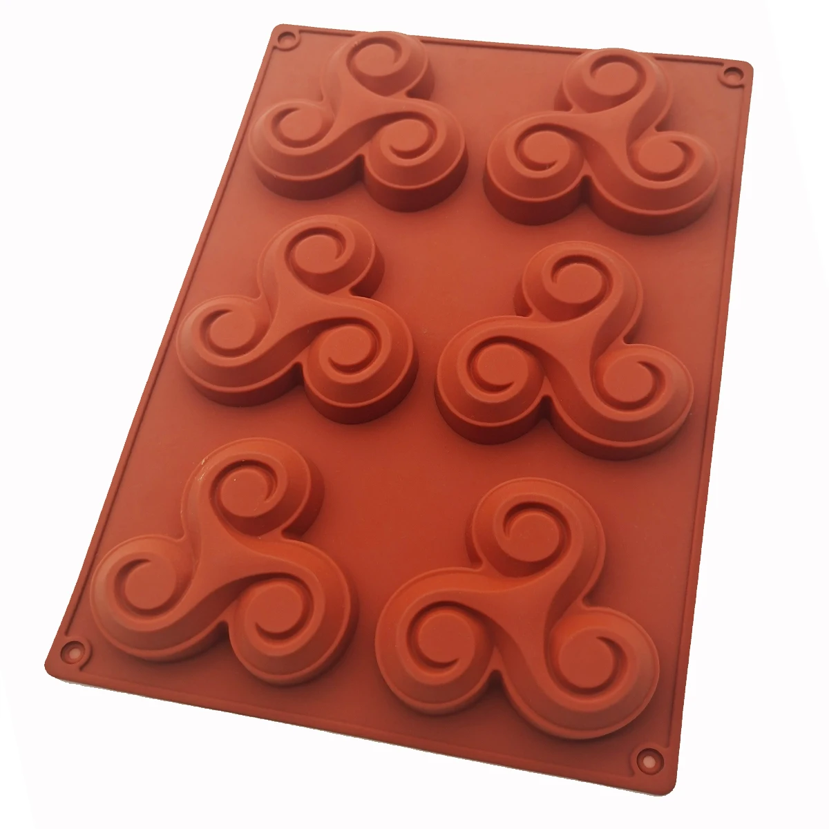 

Силиконовая форма для выпечки в форме цветка 6 с Ruyi геометрический узор французский десерт форма для выпечки, сделай сам инструменты