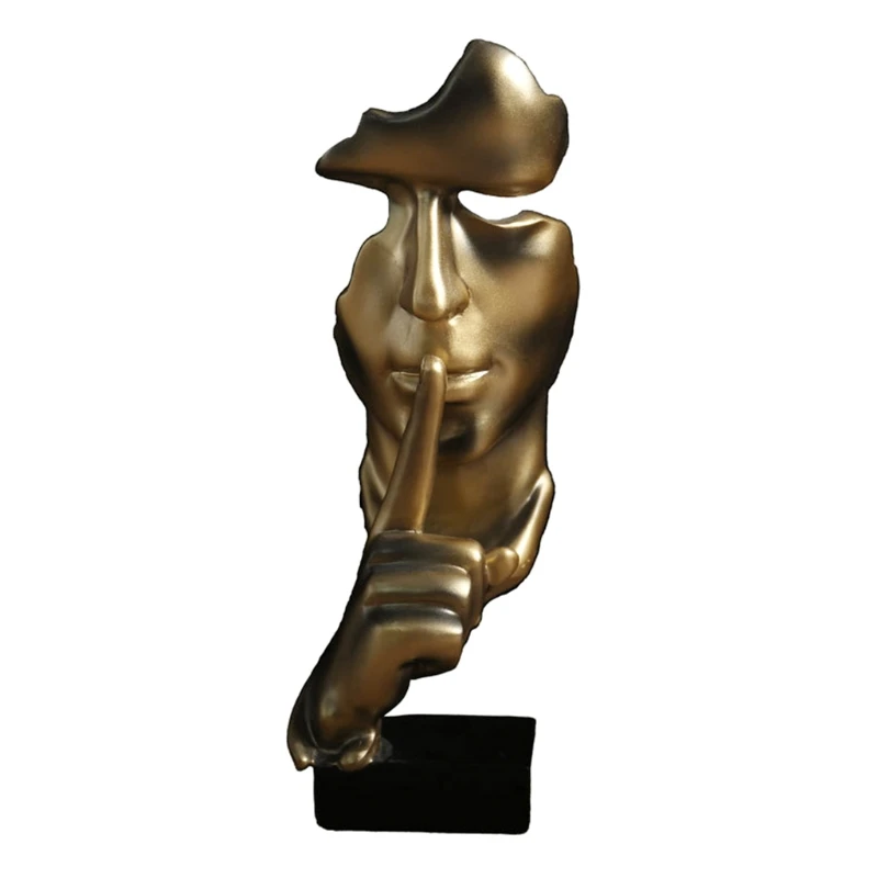 

Nordic Abstract Sculpture Figurine Craft Resin Modern Art Statue Living Room Office Decoration