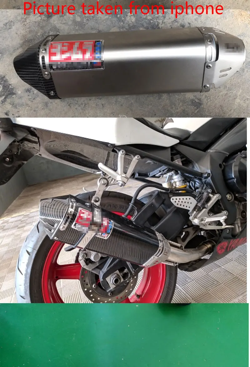 Мотоцикл Yoshimura глушитель трубы с db killer для Kawasaki Yamaha Honda KTM z800 z1000 ninja250 R6
