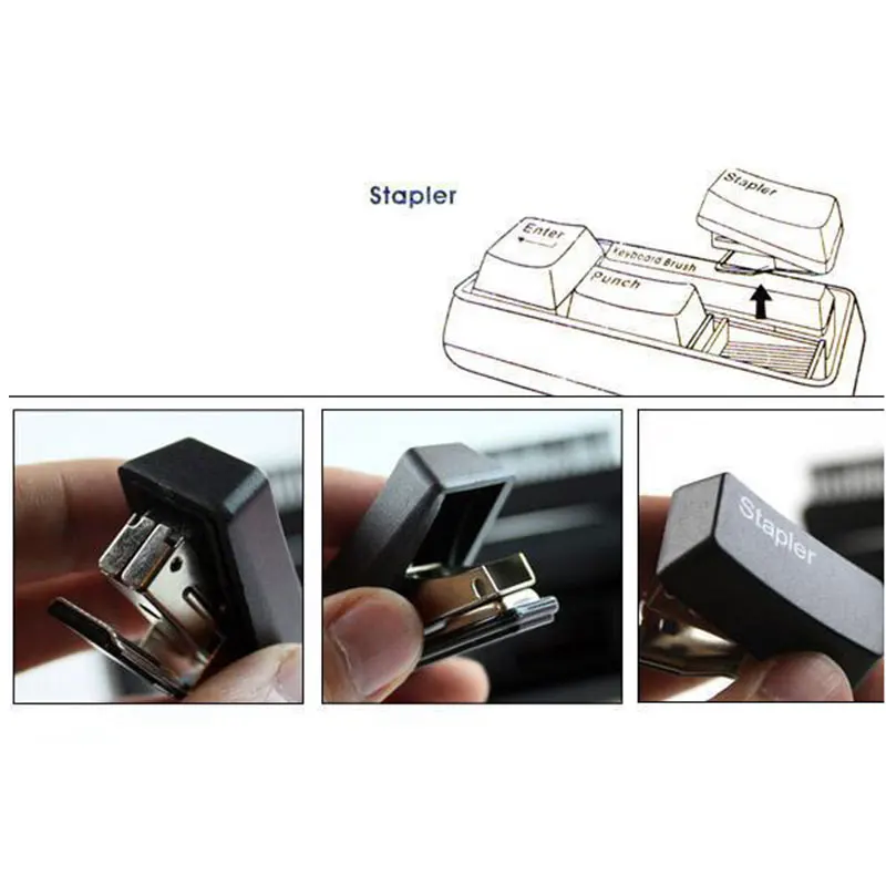 

4 шт., степлер для клавиатуры, с магнитным зажимом