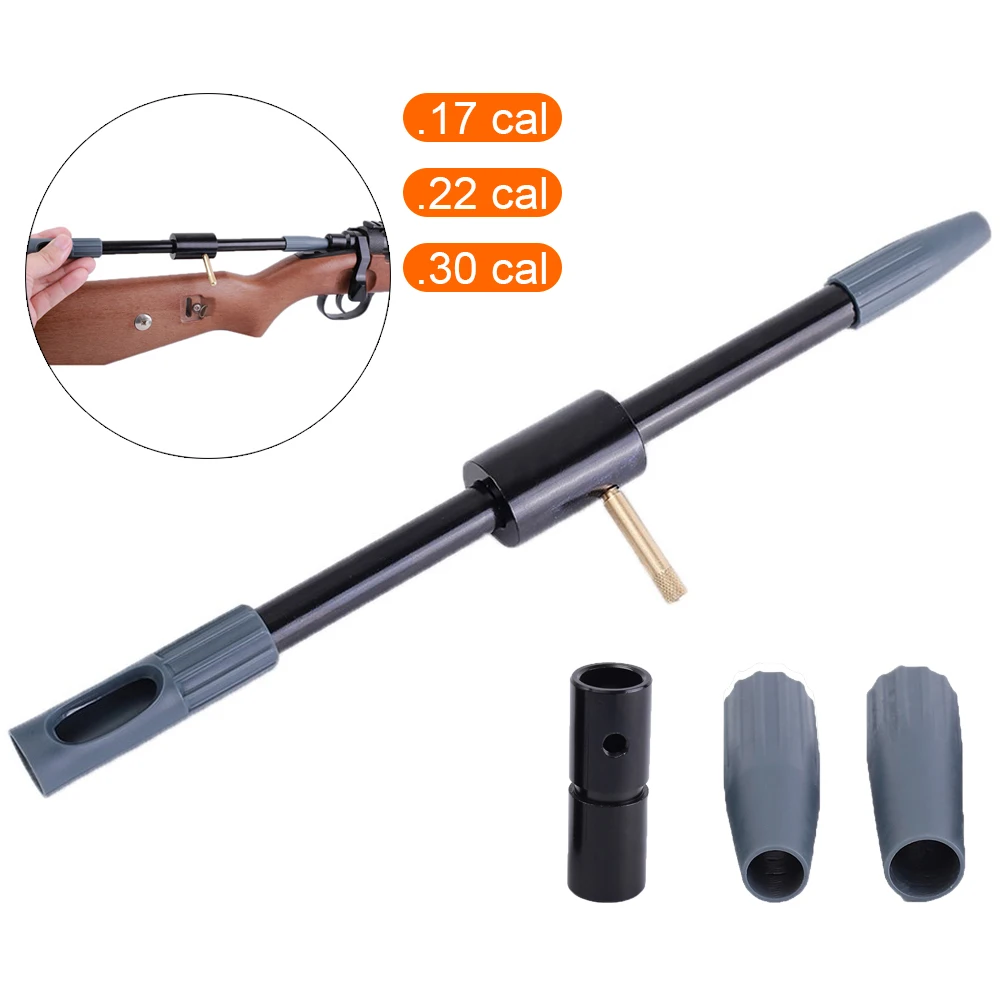 

8PCS/Set Universal Bore Guide with 3 Muzzle Guides for .17Cal .22Cal .30Cal Rifle Gun Barrel Hunting Gun Cleaning Kit Tool