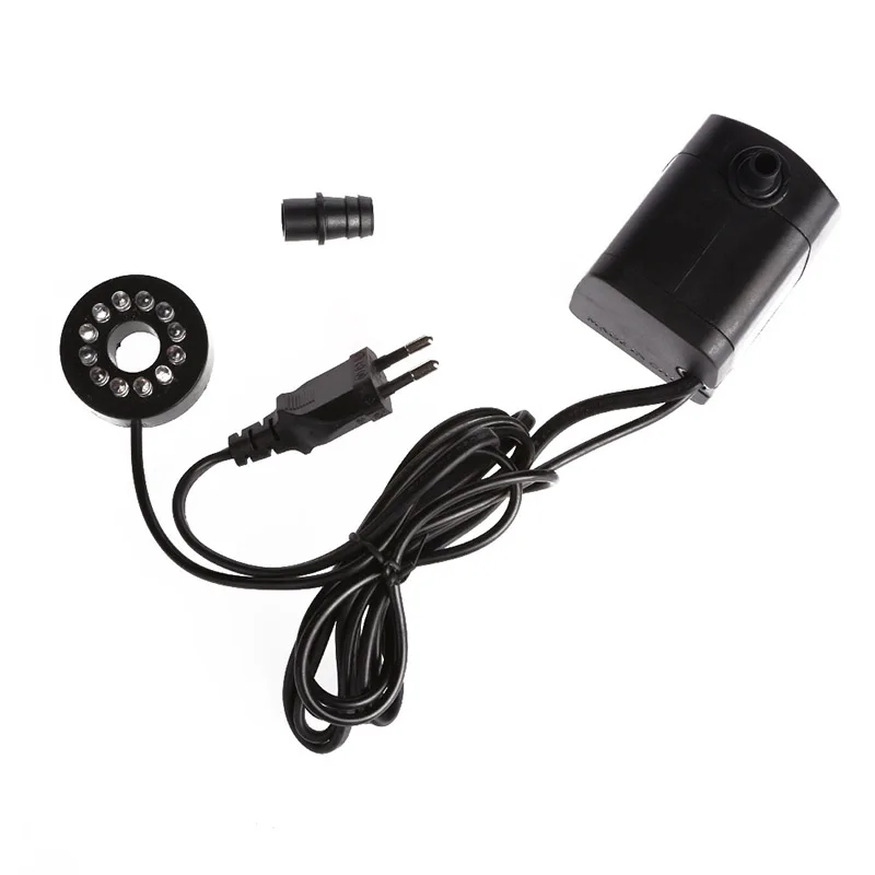 15 Вт мини Электрический погружной водяной насос светодиодный RGB Освещение