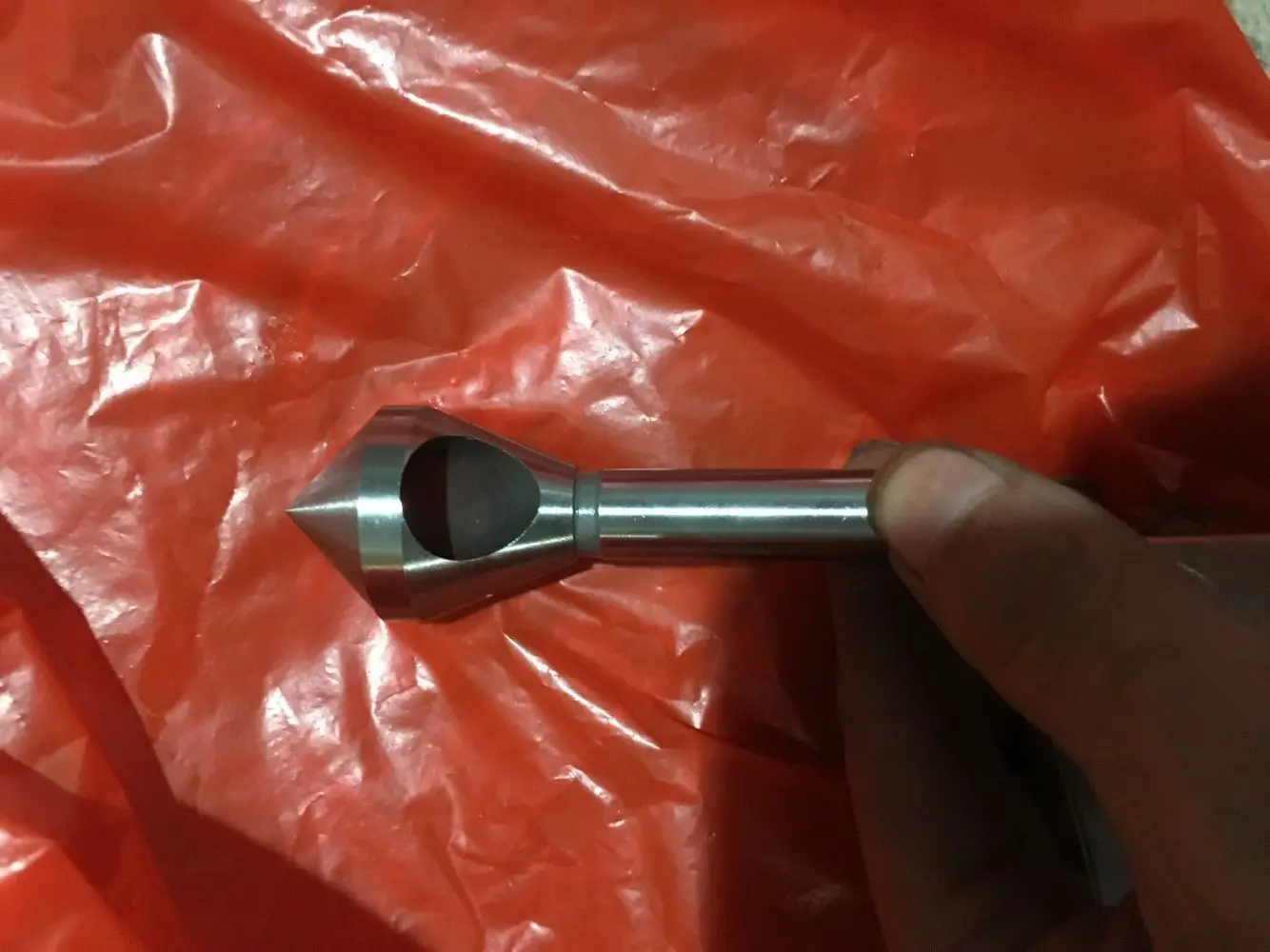 Chamfering knife with hole internal chip removal round chamfering 90 degrees | Инструменты