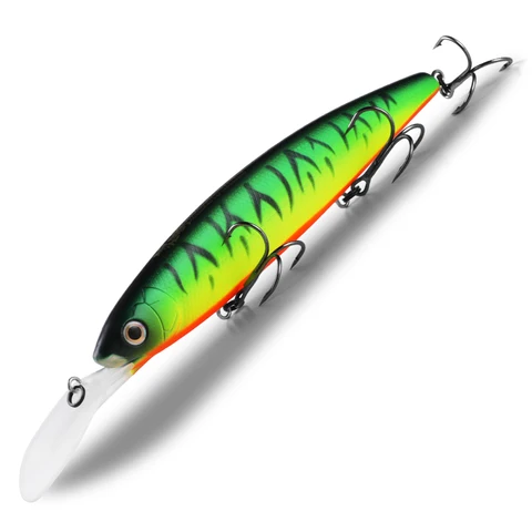 Belling 130 mm 28.6G Professionele kwaliteit Visaas Hard aas duik 2,5-3m Kwaliteit Wobblers Minnow Artificial Bait Tackle