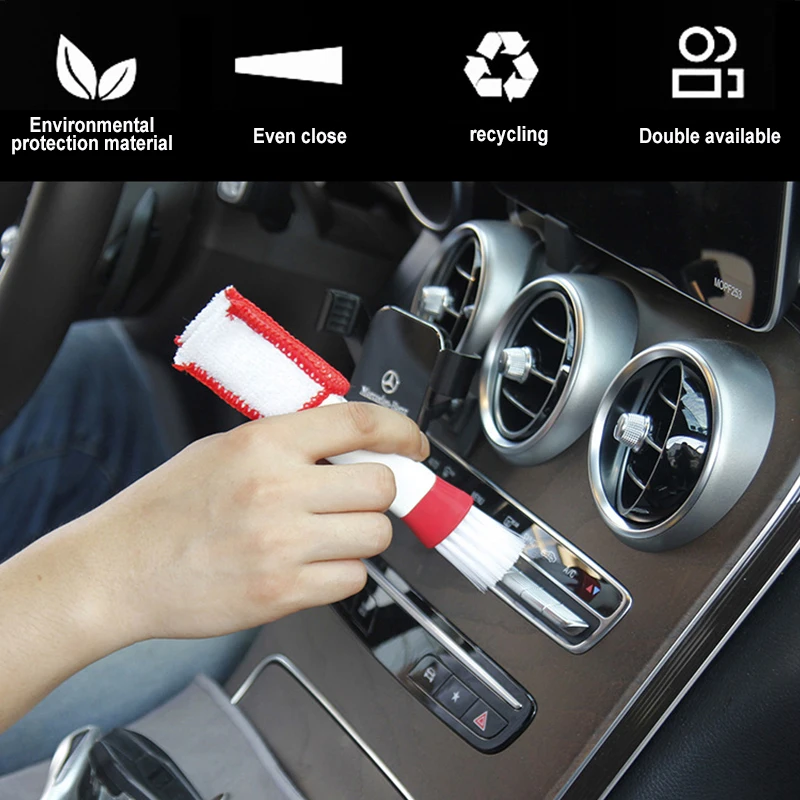 Auto Car Accessories Cleaning Detailing Brushes car-styling Keyboard Dust Collector Computer Clean Tools Window Blinds Cleaner | Автомобили