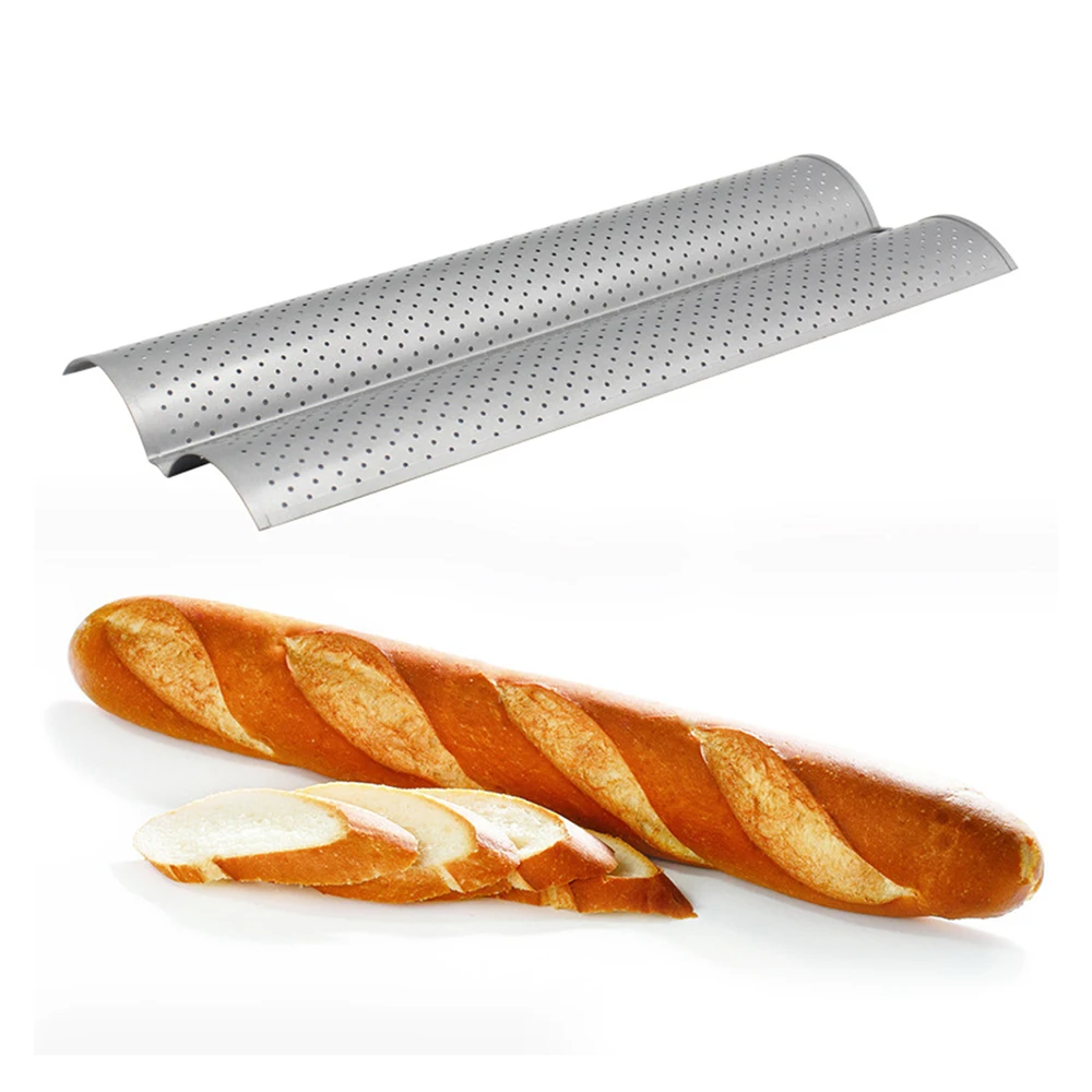 

Carbon Steel 4 Groove Wave French Bread Tray For Baguette Cake Mold Mould Pan Pastry kitchen tools cooking baking accessories